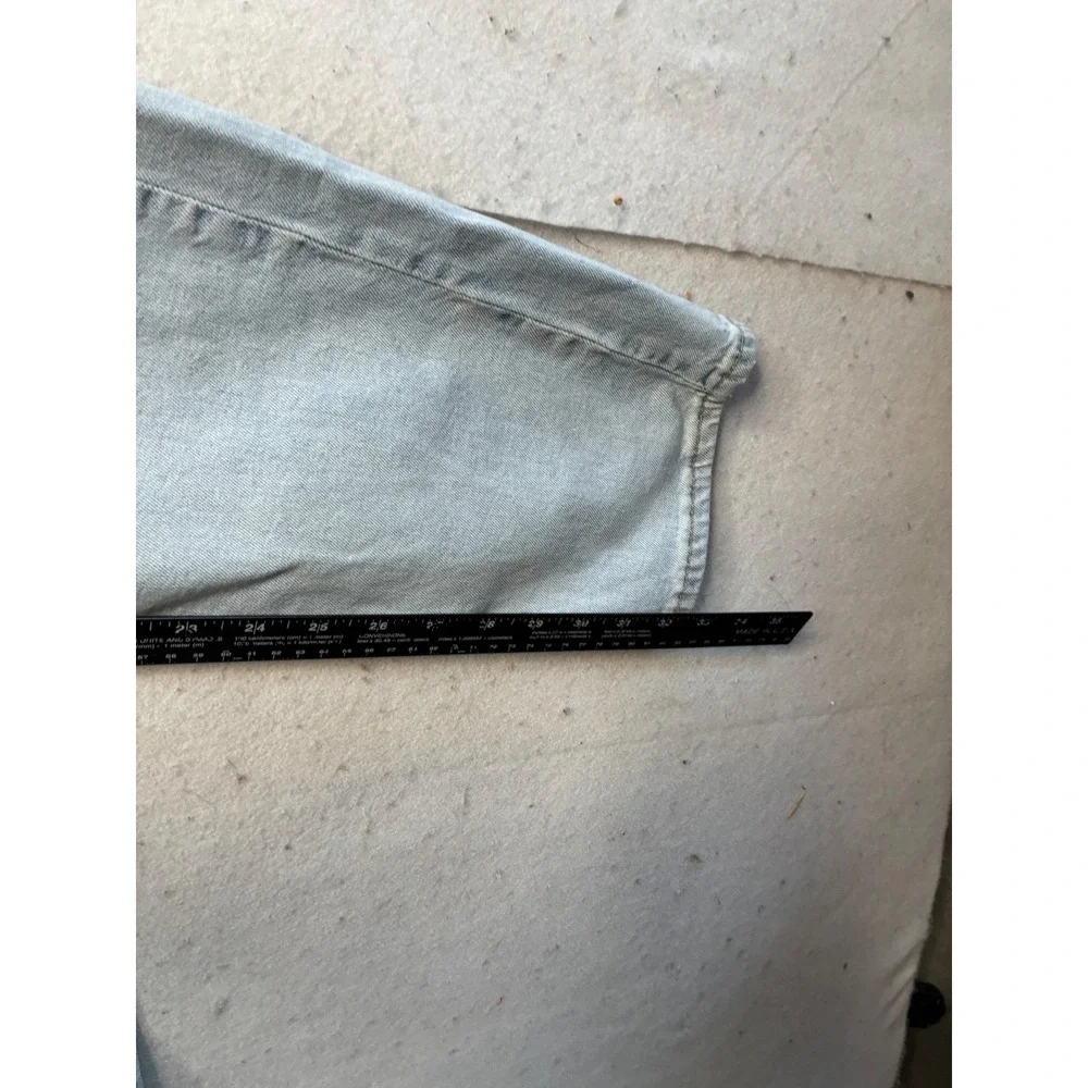 Levis 514 Straight Fit Light Wash Denim Jeans Mens 34x34 00514-1618
